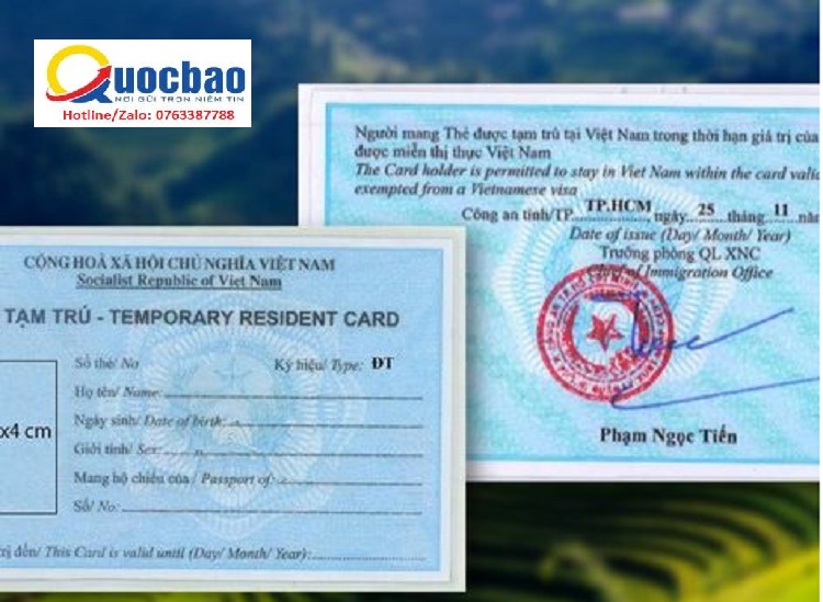 Temporary Residence Card Visa Service For Foreigners In Vietnam Lu T