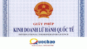 Xin Giấy Phép kinh doanh lữ hành quốc tế
