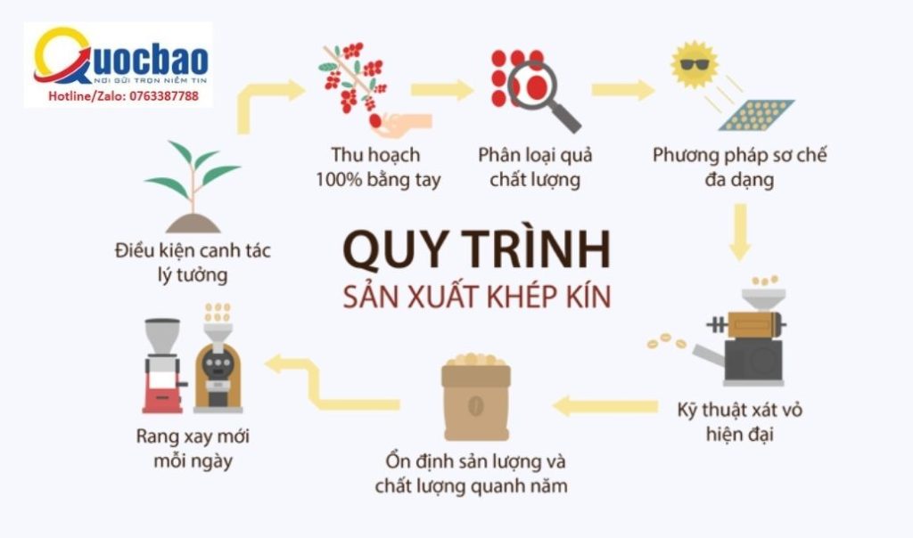 Quy trình sản xuất cà phê bạn cần biết 1 ca phe