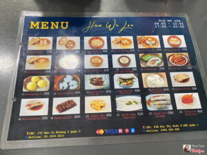 Top các quán ăn ngon đường Bàn Cờ 4 hua wo lou