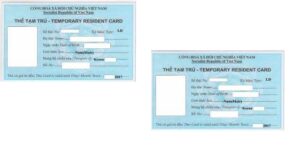 Thủ tục xin thẻ tạm trú cho người Nhật Bản