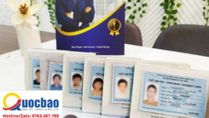 為在越南的外國人製作臨時居留卡